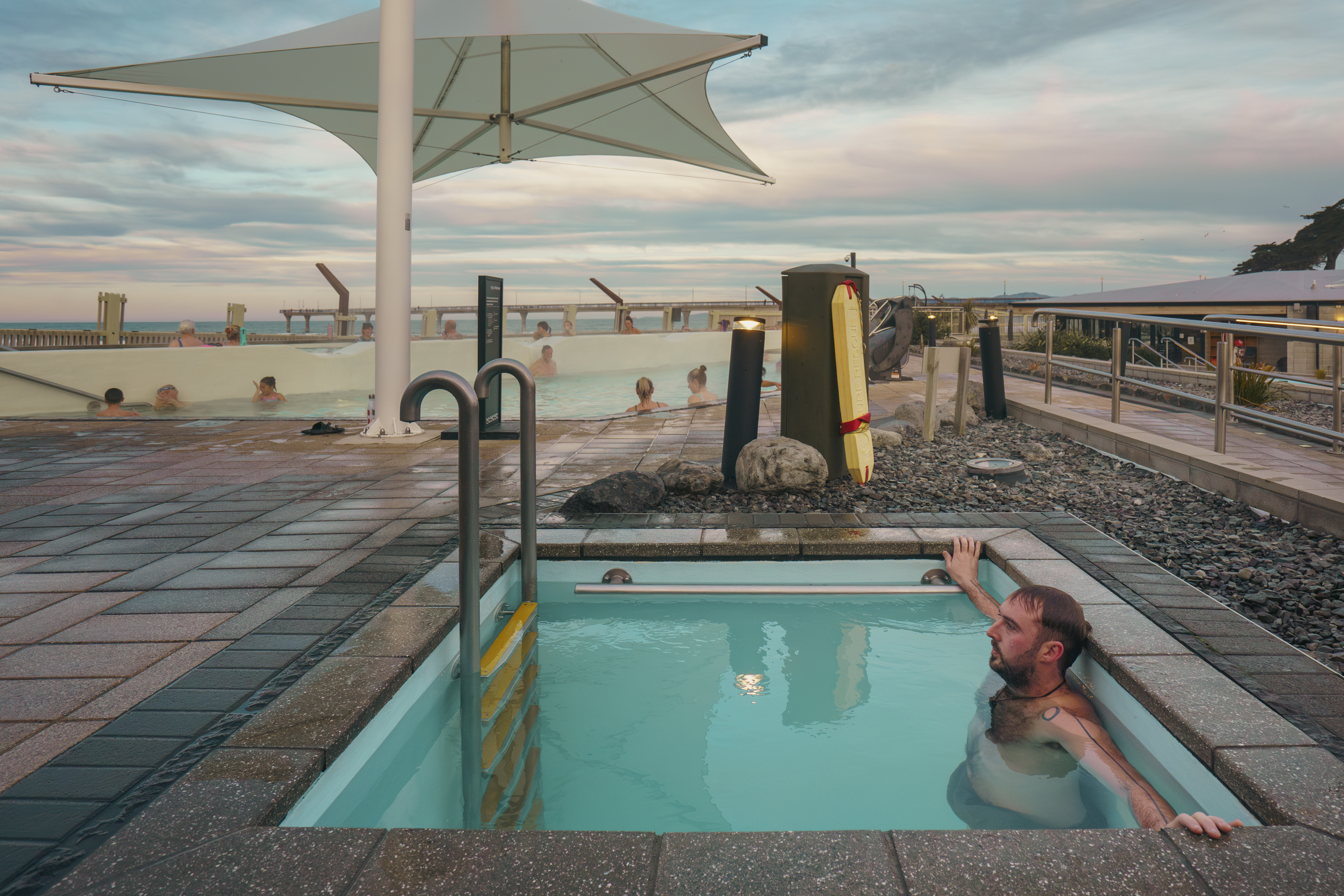 Pools at He Puna Taimoana: New Brighton hot pools